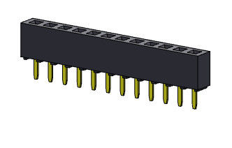 TYPE 1 simple femelle *2 PIN To 1*40PIN H=4.30mm d'immersion de rangée du connecteur 2.00mm d'en-tête