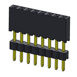 Type 1 élevé par rangée simple femelle *2 PIN To 1*40PIN du connecteur 2.00mm d'en-tête