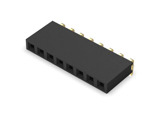 TYPE 1 R/A *2 PIN To 1*40PIN H=6.35mm d'immersion d'en-tête de rangée simple femelle du connecteur 2.00mm
