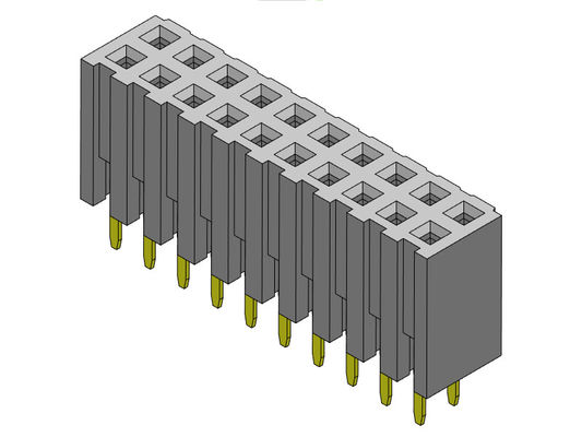 TYPE femelle d'immersion de rangée du connecteur 2.00mm d'en-tête double - 2 *2 PIN To 2*40PIN H=7.20mm