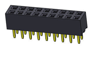 TYPE femelle d'immersion de rangée du connecteur 2.00mm d'en-tête double - 2 *2 PIN To 2*40PIN H=4.30mm