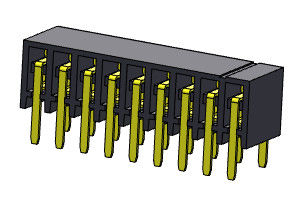 connecteur femelle 2*2 PIN To 2*40PIN d'en-tête de connecteur d'en-tête de carte PCB de 2.00mm