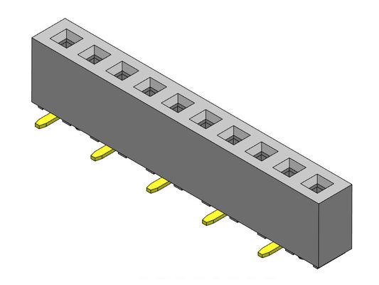 la rangée simple SMT de 2.00mm DACTYLOGRAPHIENT le connecteur 1*2 PIN To 1*40PIN H=4.30mm d'en-tête de carte PCB