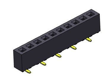la rangée simple SMT de 2.00mm DACTYLOGRAPHIENT le connecteur 1*2 PIN To 1*40PIN H=4.30mm d'en-tête de carte PCB