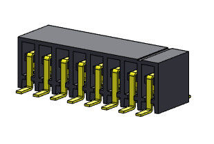 TYPE de SMT latéral d'entrée de 2.00mm Pin Header Connectors Dual Row - 2 *2 PIN To 2*25PIN