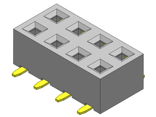 En-tête femelle 2.00mm de bâti extérieur de connecteur d'en-tête de carte PCB de 2*2 PIN To 2*40PIN