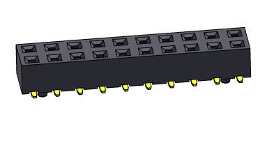 En-tête femelle 2.00mm de bâti extérieur de connecteur d'en-tête de carte PCB de 2*2 PIN To 2*40PIN