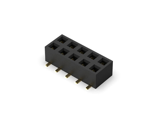 La double rangée SMT DACTYLOGRAPHIENT à 2,54 l'en-tête femelle 2*2 PIN To 2*40PIN H=2.00mm