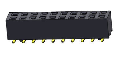 TYPE de SMT femelle de rangée du connecteur 2.00mm d'en-tête double - 2 *2 PIN To 2*40PIN H=4.00mm