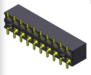 TYPE de SMT femelle de rangée du connecteur 2.00mm d'en-tête double - 2 *2 PIN To 2*40PIN H=4.00mm
