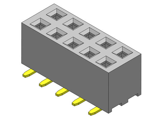 TYPE de SMT femelle de rangée du connecteur 2.00mm d'en-tête double - 2 *2 PIN To 2*40PIN H=4.00mm