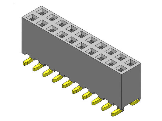 TYPE de SMT femelle de rangée du connecteur 2.00mm d'en-tête double - 2 *2 PIN To 2*40PIN H=6.35mm
