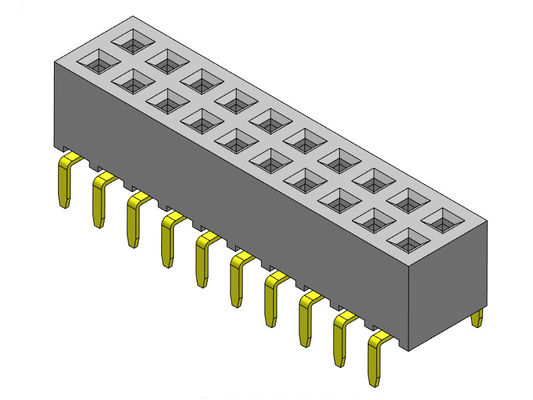 TYPE rangée d'IMMERSION de la prise 2.00mm d'en-tête de Pin Female Header Connector Female double