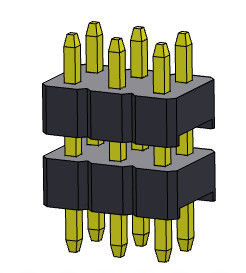 Double TYPE d'IMMERSION de pile de rangée de Pin Header Connector 2.00mm - 2 *2 PIN To 2*40PIN