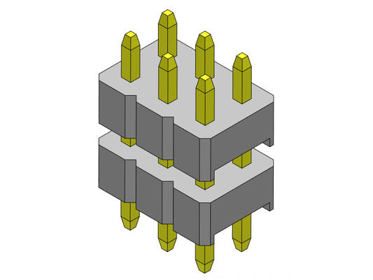Double TYPE d'IMMERSION de pile de rangée de Pin Header Connector 2.00mm - 2 *2 PIN To 2*40PIN