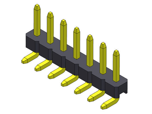 TYPE 1 à angle droit *2 PIN To 1*40PIN H=2.00MM de rangée simple de Pin Header Connector 2.00mm