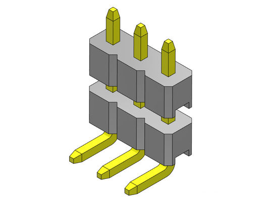 TYPE 1 R/A *2 PIN To 1*40PIN H=2.00MM de seule pile de rangée de Pin Header Connector 2.00mm