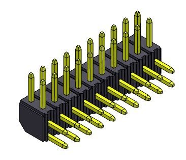 TYPE droit R/A de double rangée de Pin Header Connector 2.00mm - 2 *2 PIN To 2*40PIN H=4.30MM