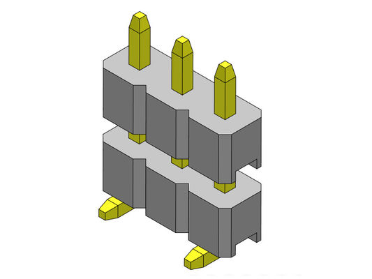 TYPE 1 *2 PIN To 1*40PIN de SMT simple de pile de rangée de Pin Header Connector 2.00mm