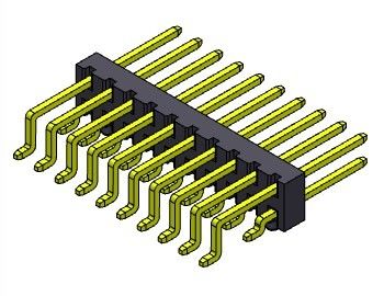 Double TYPE de SMT d'entrée de côté de rangée de Pin Header Connector 2.00mm - 2 *3 PIN To 2*40PIN H=2.00MM