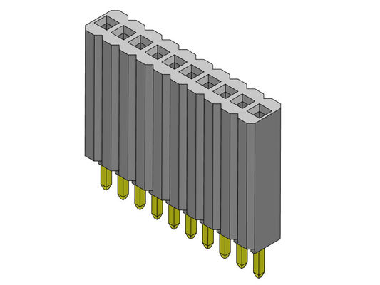 Type 1 droit *2 PIN To 1*50PIN H=8.50mm d'en-tête de rangée simple femelle du connecteur 1.27mm