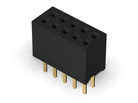 Type droit d'en-tête rangée femelle du connecteur 1.27mm de double - 2 *2 PIN To 2*40PIN H=3.40mm