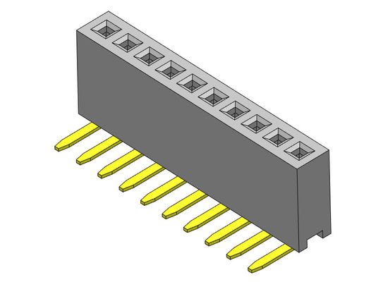 Type 1 R/A *2 PIN To 1*40PIN H=4.30mm d'en-tête de rangée simple femelle du connecteur 1.27mm
