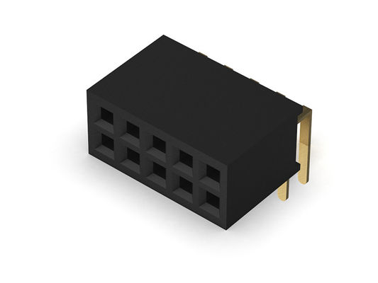 Type R/A d'en-tête rangée femelle du connecteur 1.27mm de double - 2 *3 PIN To 2*50PIN H=4.40mm