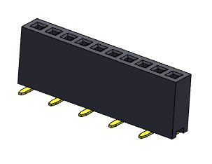 Type 1 simple femelle *2 PIN To 1*40PIN H=4.30mm de SMT de rangée du connecteur 1.27mm d'en-tête