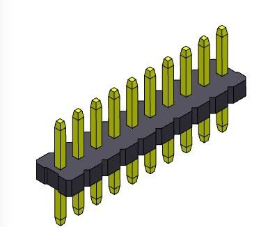Type 1 droit *2 PIN To 1*50PIN SQ0.40mm de rangée simple de Pin Header Connector 1.27mm Serise