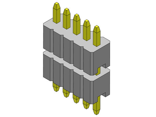 Type 1 droit *2 PIN To 1*50PIN SQ0.46mm de seule pile de rangée de Pin Header Connector 1.27mm Serise