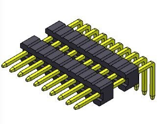1.27mm Pin Female Header Connector 1*2 PIN To 1*50PIN SQ0.40mm