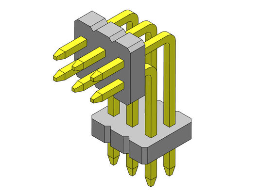 1.27mm Pin Header Connector Dual Row féminin 2*2 PIN To 2*50PIN SQ0.40mm