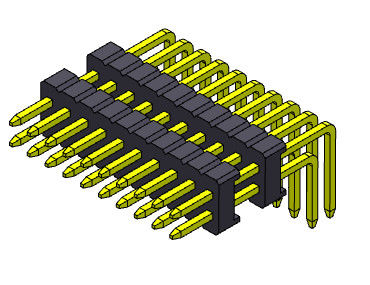 Pile Pin Female Header Connector Electrical droit Pin Connector 1.27mm