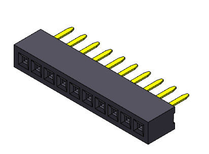 Type 1 droit *2 PIN To 1*40PIN H=2.10mm d'en-tête de rangée simple femelle du connecteur 1.00mm