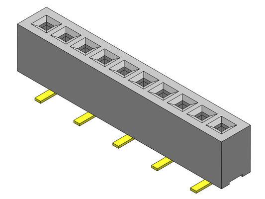 Type 1 simple femelle *2 PIN To 1*40PIN H=2.10mm de SMT de rangée du connecteur 1.00mm d'en-tête