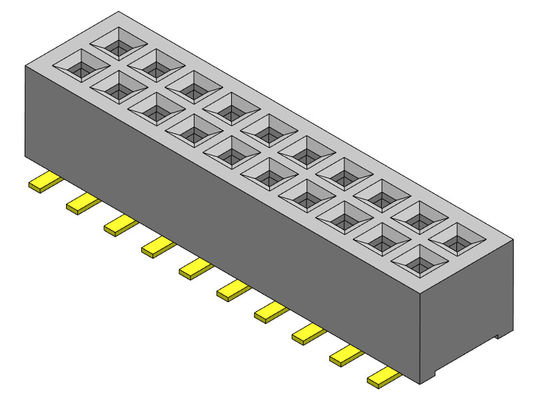 double rangée Pin Female Header Connector 2*3 PIN To 2*40PIN de 1.00mm
