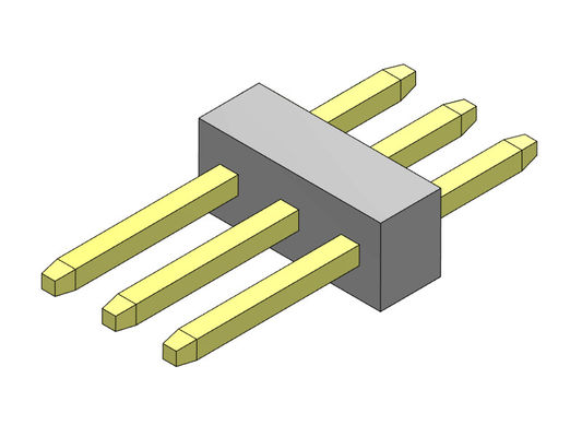 Type droit de 1*3 PIN To 1*40 PIN Single Row Header Connector 1.00mm