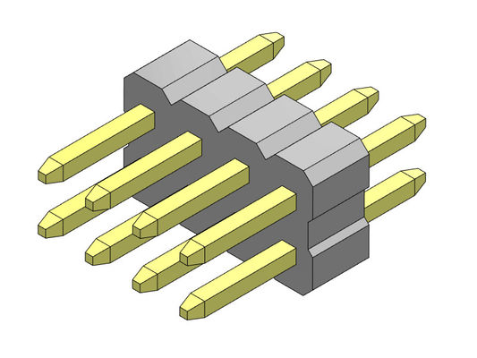 Type droit de double rangée de 2*3 PIN To 2*40 PIN Pin Female Header Connector 1.00mm