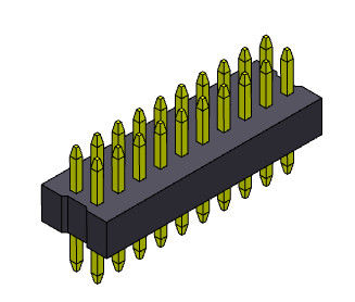 type droit de double connecteur de rangée de 1.00mm - 2 *3 PIN To 2*40PIN