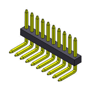 1.00mm Pin Female Header Connector Pin Electrical Connectors R/A 1*2 PIN To 1*40PIN