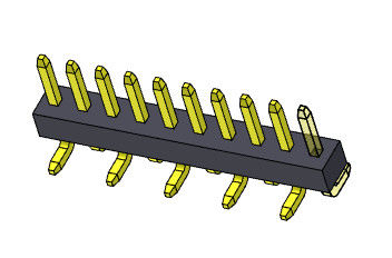 type 1 simple *2 PIN To 1*40PIN de Pin Female Header Connector SMT de rangée de 1.00mm