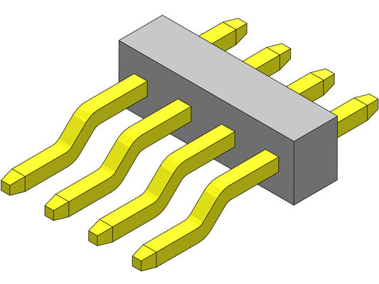 Type 1 R/A *2 PIN To 1*40PIN H=1.00mm de SMT de rangée simple de Pin Header Connector 1.00mm