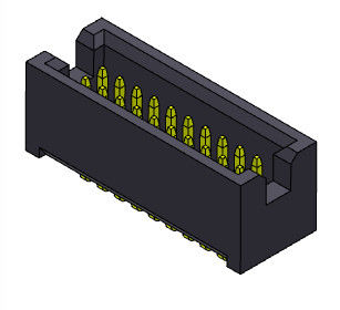 Type R/A d'immersion de double rangée du connecteur 1.27mm d'en-tête de boîte de l'électronique