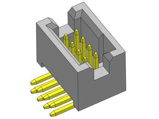 Type R/A d'immersion de double rangée du connecteur 1.27mm d'en-tête de boîte de l'électronique