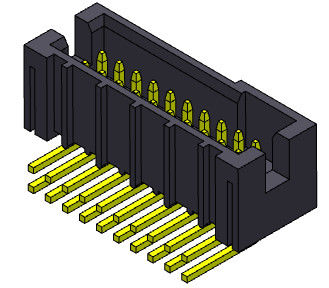 type R/A 1.0AMP d'immersion de double rangée de connecteur d'en-tête de boîte de 1.27mm