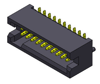 type du connecteur 1.27mm SMT d'en-tête de boîte de 300V AC/DC avec des chevilles
