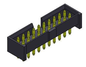 type droit H=4.80mm d'immersion de double rangée de connecteur d'en-tête de boîte de lancement de 2mm