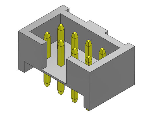 type droit H=4.80mm d'immersion de double rangée de connecteur d'en-tête de boîte de lancement de 2mm