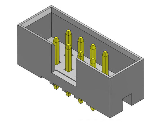 type droit H=5.60mm d'immersion de double rangée de l'en-tête 2mm de boîte de 500V AC/DC